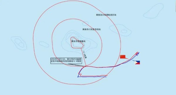 广源优配 菲35号护卫艇企图侵闯中国黄岩岛领海，南部战区发声