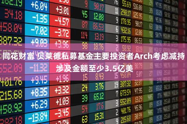 同花财富 贝莱德私募基金主要投资者Arch考虑减持 涉及金额至少3.5亿美