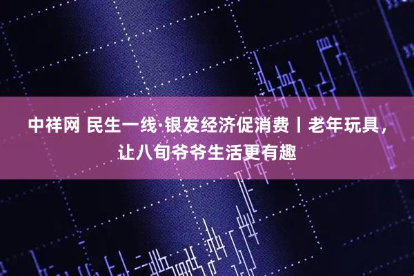 中祥网 民生一线·银发经济促消费丨老年玩具，让八旬爷爷生活更有趣